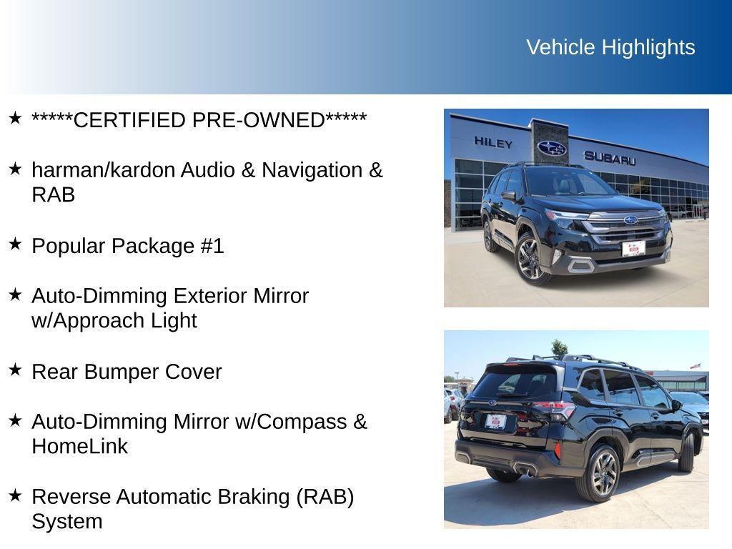 used 2025 Subaru Forester car, priced at $32,776