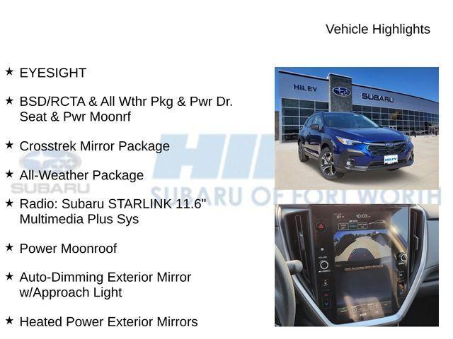 new 2025 Subaru Crosstrek car, priced at $30,489