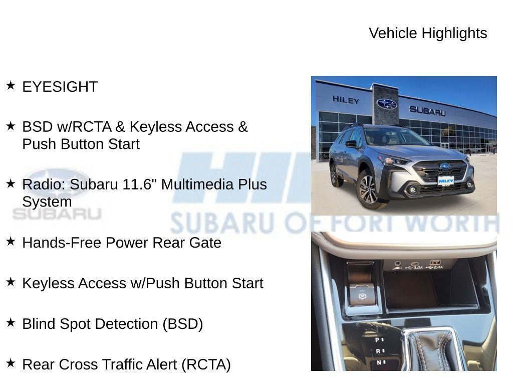 new 2025 Subaru Outback car, priced at $32,562