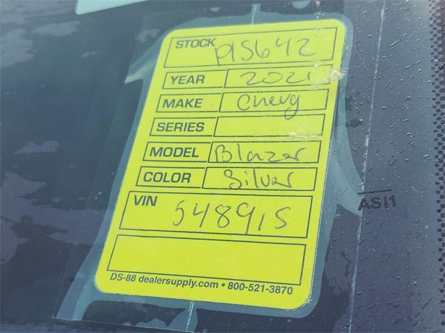 used 2021 Chevrolet Blazer car, priced at $32,304
