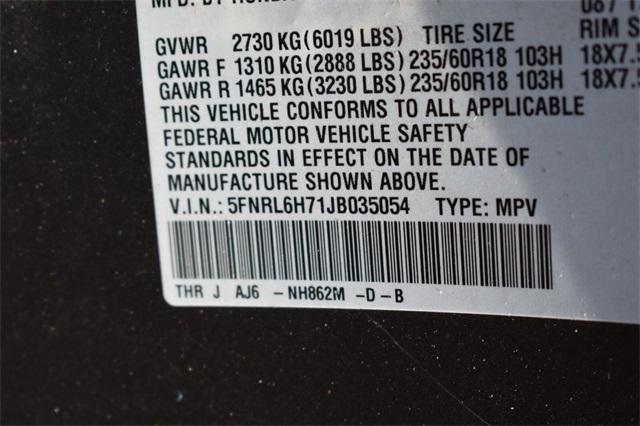 used 2018 Honda Odyssey car, priced at $19,426