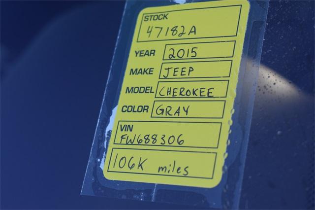 used 2015 Jeep Cherokee car, priced at $11,403