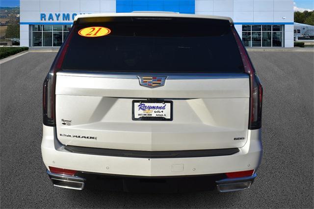 used 2021 Cadillac Escalade car, priced at $67,413