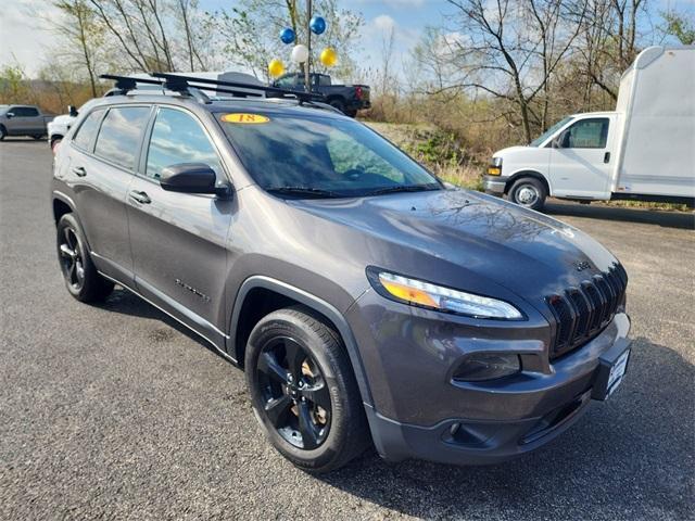 used 2018 Jeep Cherokee car, priced at $15,986