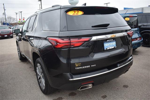 used 2022 Chevrolet Traverse car, priced at $37,270