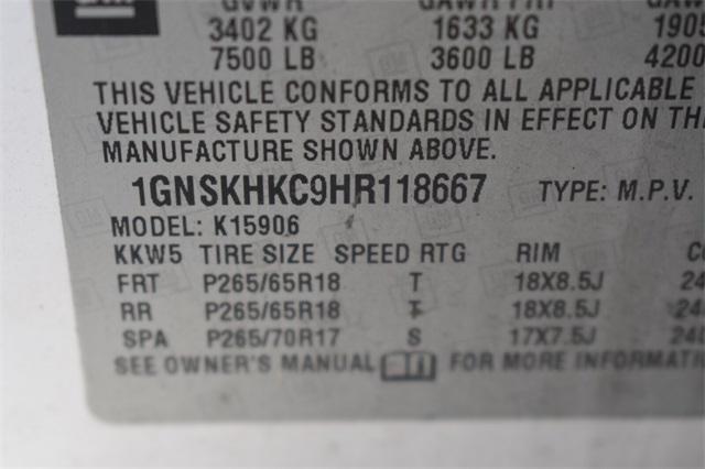 used 2017 Chevrolet Suburban car, priced at $23,575