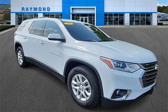 used 2021 Chevrolet Traverse car, priced at $25,784