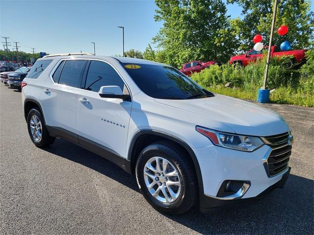used 2021 Chevrolet Traverse car, priced at $25,907