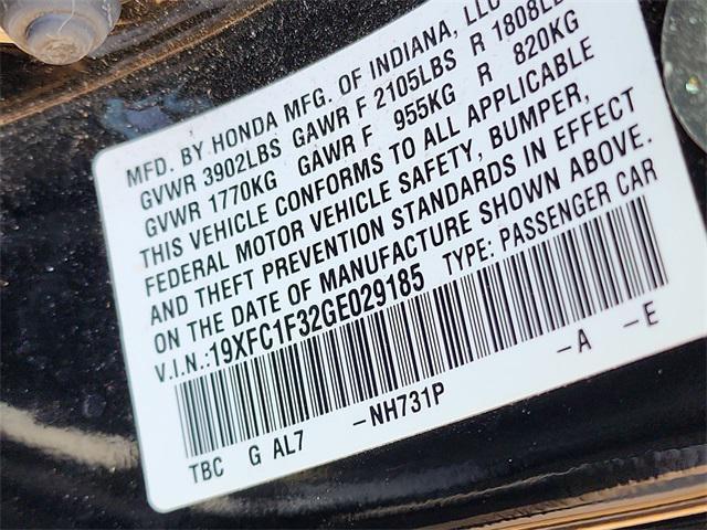 used 2016 Honda Civic car, priced at $14,251
