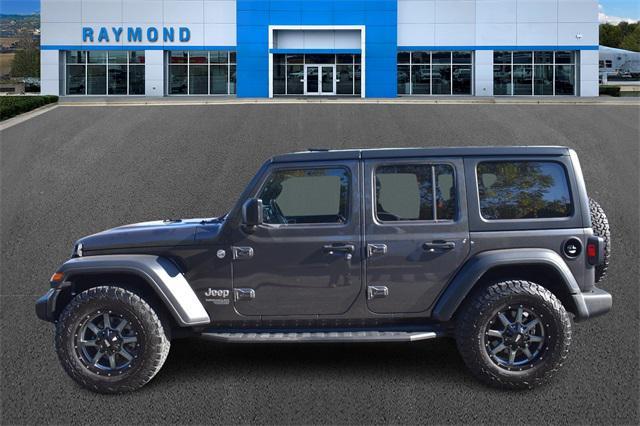 used 2021 Jeep Wrangler Unlimited car, priced at $25,847