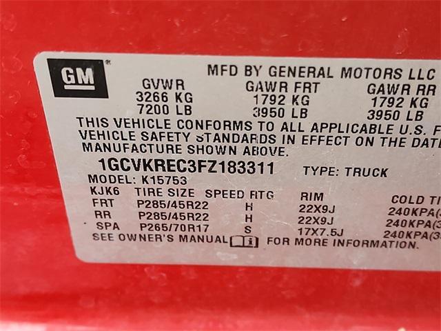 used 2015 Chevrolet Silverado 1500 car, priced at $18,697