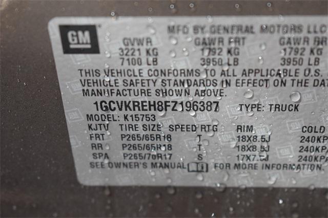 used 2015 Chevrolet Silverado 1500 car, priced at $16,586