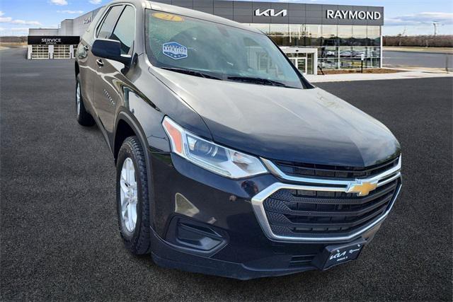 used 2021 Chevrolet Traverse car, priced at $19,429