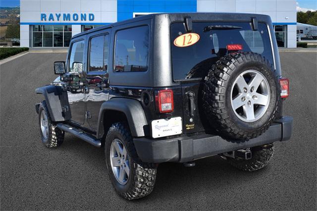 used 2012 Jeep Wrangler Unlimited car, priced at $14,410