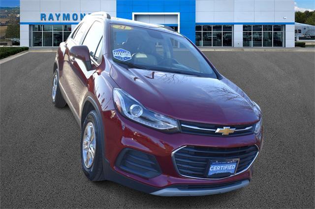 used 2021 Chevrolet Trax car, priced at $15,721