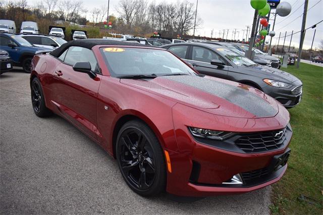 used 2021 Chevrolet Camaro car, priced at $31,887