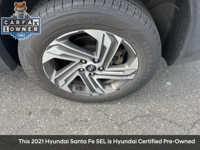 used 2021 Hyundai Santa Fe car, priced at $22,448