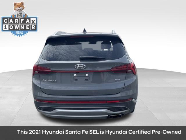 used 2021 Hyundai Santa Fe car, priced at $22,448