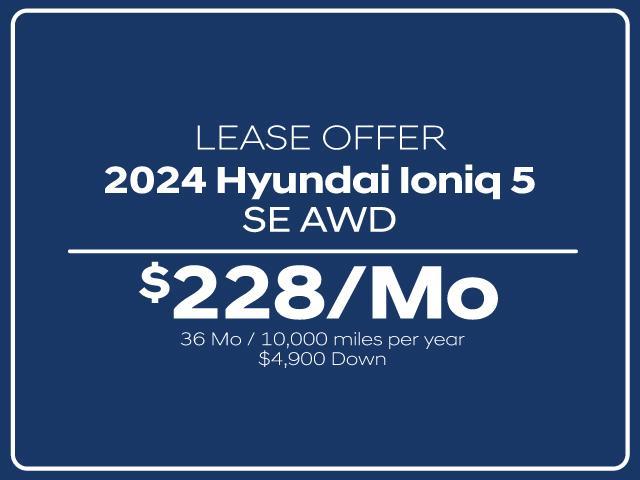 new 2024 Hyundai IONIQ 5 car, priced at $46,035