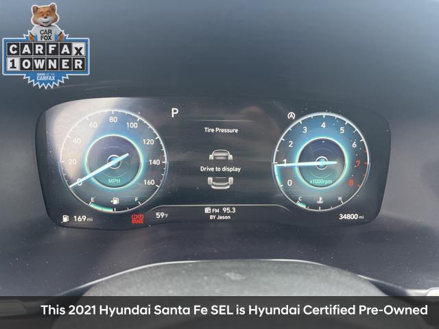 used 2021 Hyundai Santa Fe car, priced at $25,000