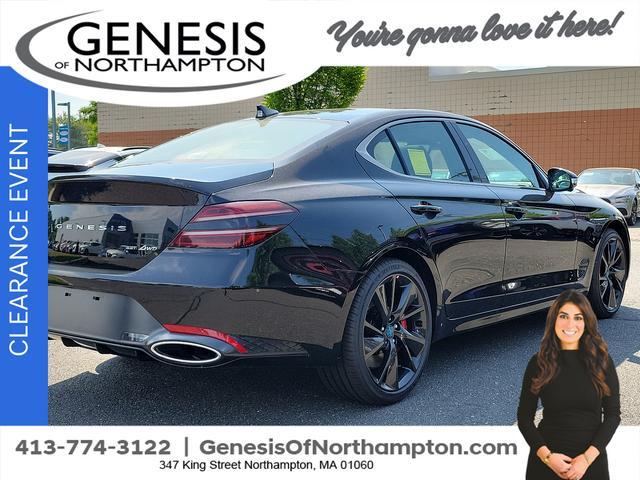 new 2023 Genesis G70 car, priced at $51,423
