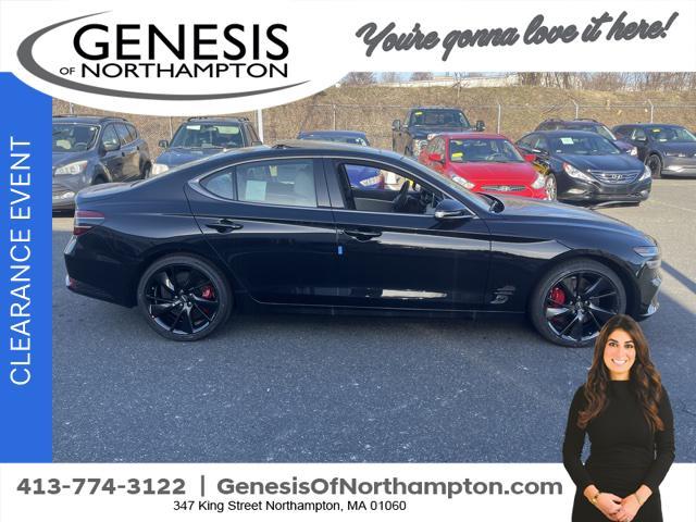 new 2023 Genesis G70 car, priced at $51,378
