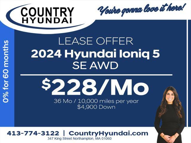 new 2024 Hyundai IONIQ 5 car, priced at $42,857