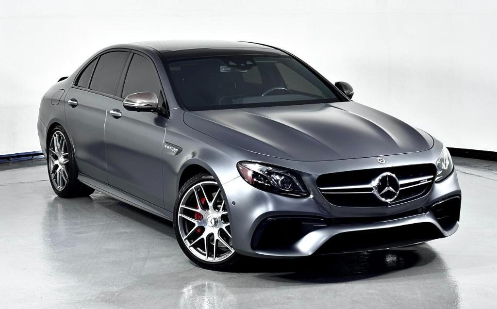 used 2018 Mercedes-Benz AMG E 63 car, priced at $47,400