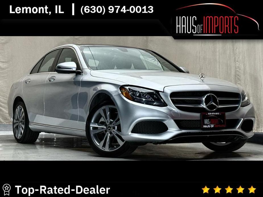 used 2018 Mercedes-Benz C-Class car, priced at $18,200