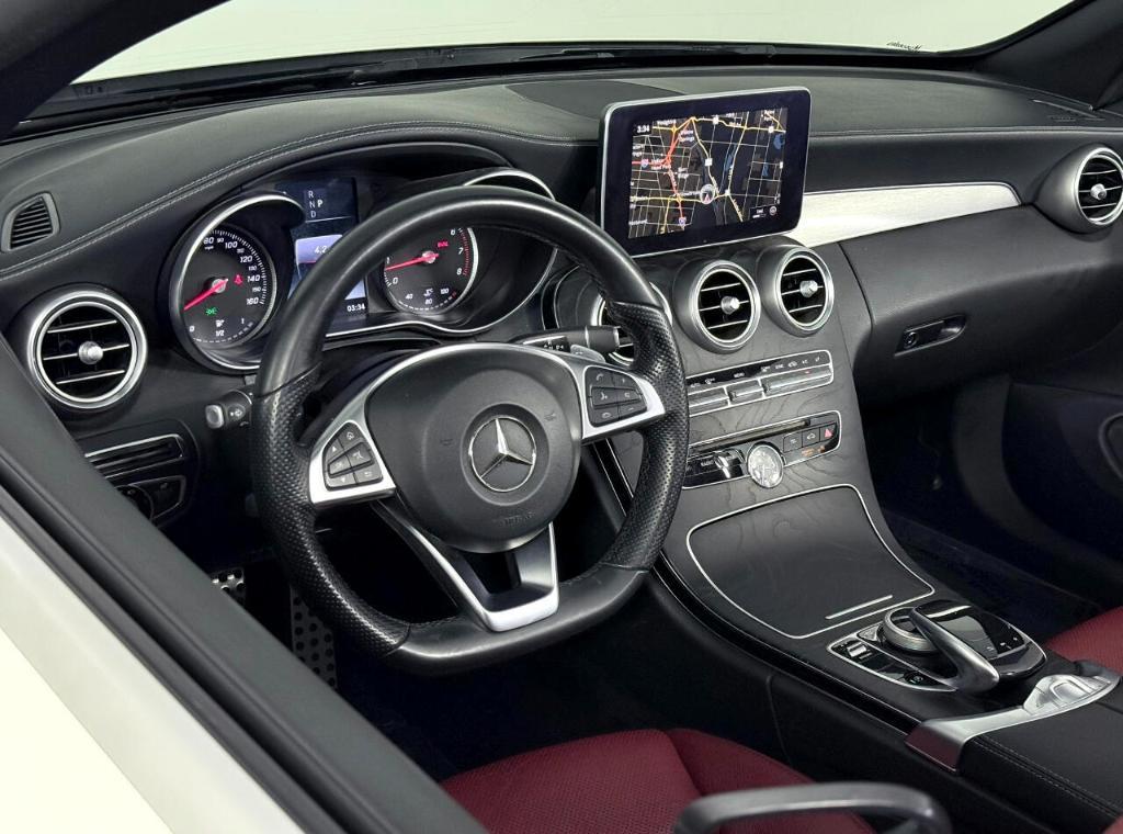 used 2017 Mercedes-Benz C-Class car, priced at $27,900