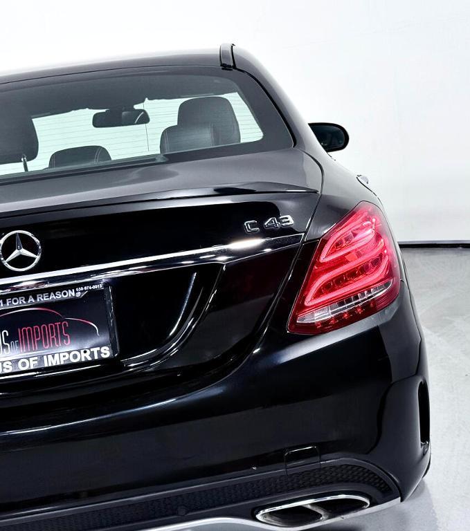 used 2018 Mercedes-Benz AMG C 43 car, priced at $28,600