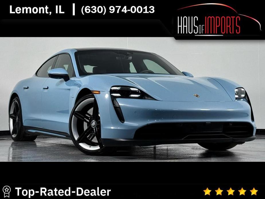 used 2021 Porsche Taycan car, priced at $66,900