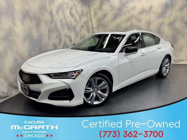 used 2021 Acura TLX car, priced at $27,990