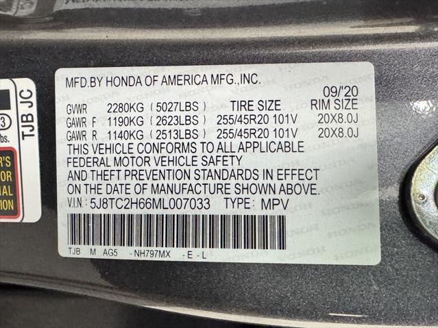 used 2021 Acura RDX car, priced at $35,407