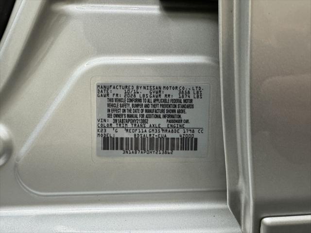 used 2017 Nissan Sentra car, priced at $11,998