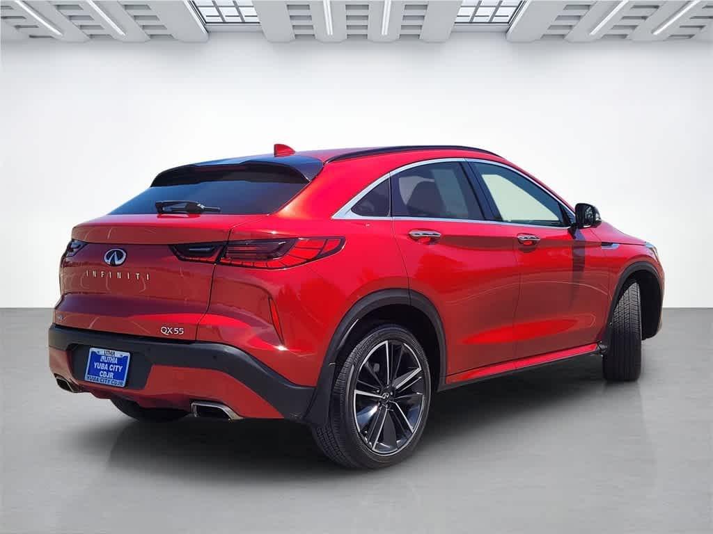 used 2022 INFINITI QX55 car, priced at $31,635