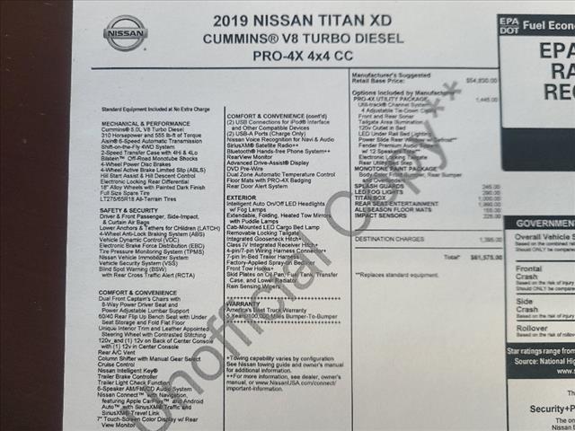 used 2019 Nissan Titan XD car, priced at $23,495