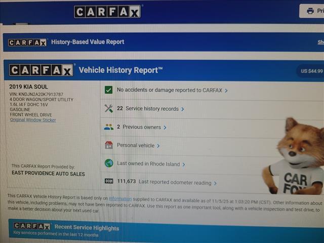 used 2019 Kia Soul car, priced at $7,995