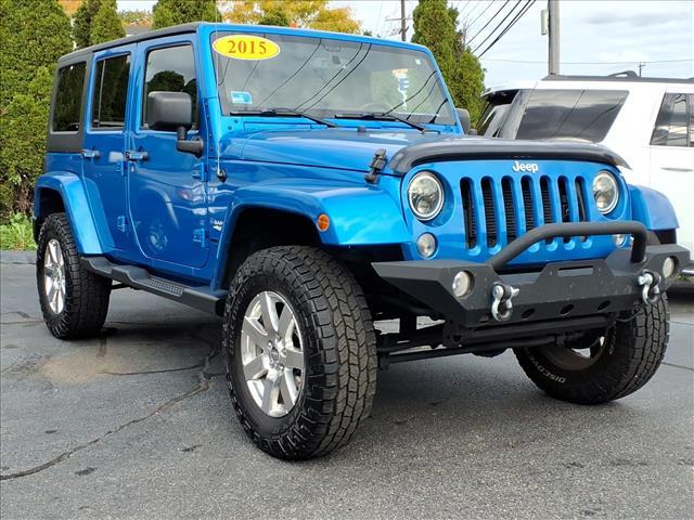 used 2015 Jeep Wrangler Unlimited car, priced at $14,995