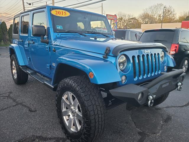 used 2015 Jeep Wrangler Unlimited car, priced at $14,995