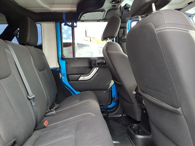 used 2015 Jeep Wrangler Unlimited car, priced at $14,995