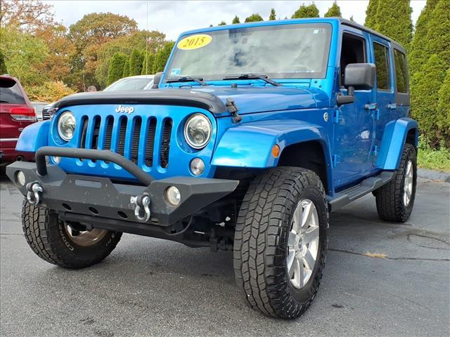 used 2015 Jeep Wrangler Unlimited car, priced at $14,995