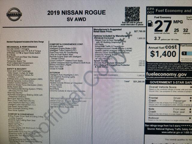 used 2019 Nissan Rogue car, priced at $11,995