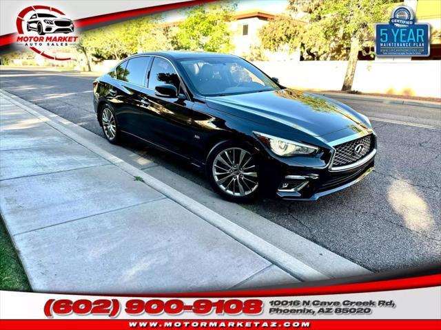 used 2018 INFINITI Q50 car, priced at $19,750