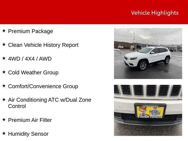 used 2019 Jeep Cherokee car, priced at $13,300