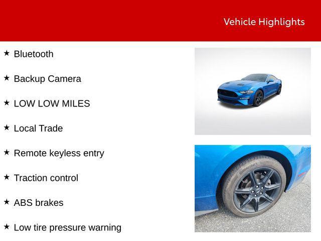 used 2019 Ford Mustang car, priced at $34,675