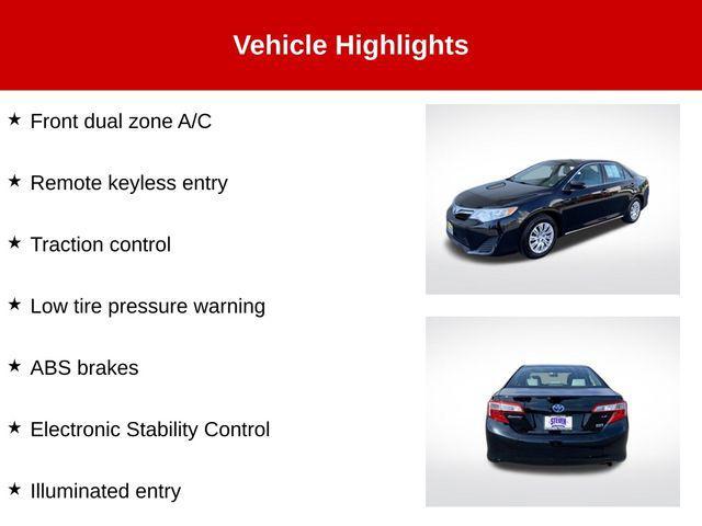 used 2014 Toyota Camry Hybrid car, priced at $14,600