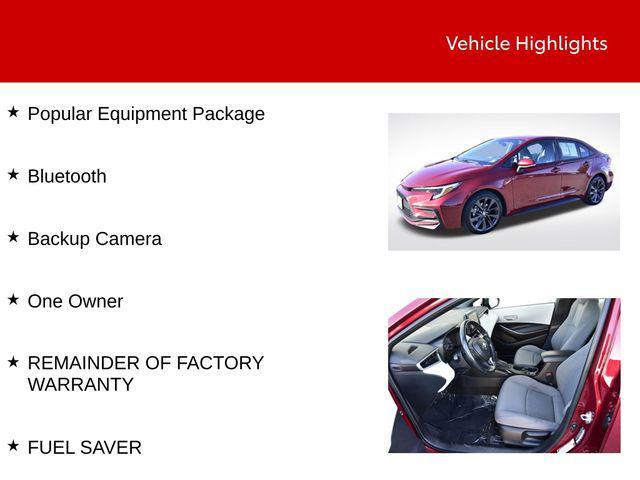 used 2023 Toyota Corolla car, priced at $22,350