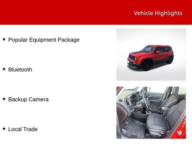 used 2018 Jeep Renegade car, priced at $11,835