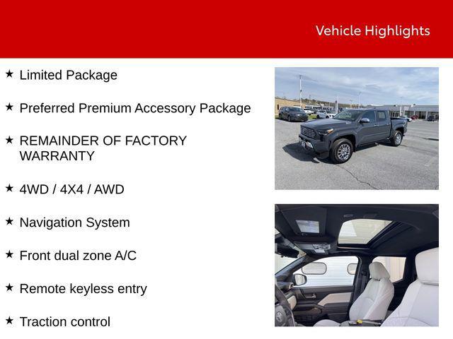 used 2024 Toyota Tacoma car, priced at $52,685